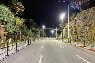 Ampliación de red lumínica de las canteras del Parque Rodó