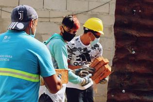 Avance de obras en barrio Antares Avance de obras en barrio Antares