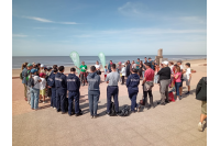  Jornada de plantación y limpieza de la playa Carrasco, organizada por el Colegio Alemán