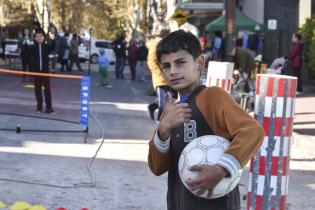 Peatonal barrial en el barrio Sur