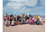  Jornada de plantación y limpieza de la playa Carrasco, organizada por el Colegio Alemán