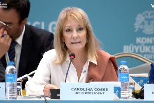  Cierre de la intendenta Carolina Cosse en la organización de Ciudades y Gobiernos Locales Unidos