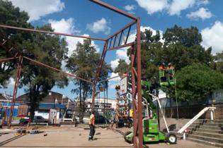 Obras del Centro Deportivo, Recreativo y Cultural en Peñarol