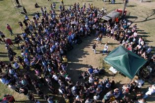 Toma aérea del Festival Montevideo Late