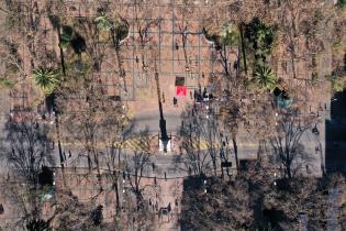 Paseo peatonal en Av. 18 de Julio