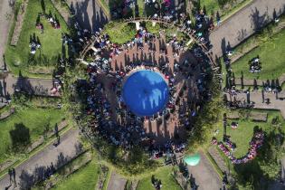 Escenario en el Rosedal del Prado por la Semana Criolla 2022