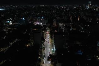 Montevideo se ilumina en las calles Ramón Masini y José Ellauri