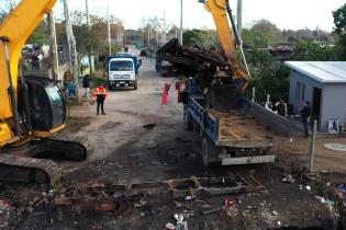 Operativo de limpieza en Cantera del Zorro