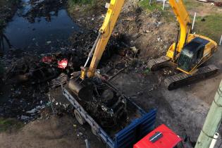 Operativo de limpieza en Cantera del Zorro Operativo de limpieza en Cantera del Zorro