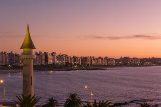 Vista área de Montevideo