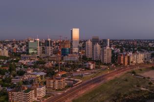 Vista aérea de Montevideo 