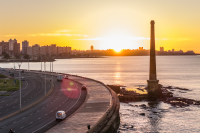 Vista aérea de Montevideo 