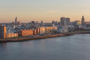 Vista aérea de Montevideo 