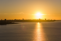 Vista aérea de Montevideo 