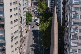 Vista aérea del Obelisco a los Constituyentes de 1830