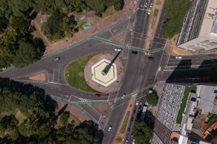Vista aérea de Obelisco a los Constituyentes de 1830 Vista aérea de Obelisco a los Constituyentes de 1830