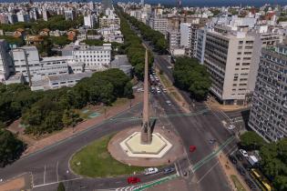 Vista aérea de Obelisco a los Constituyentes de 1830