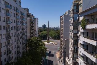 Vista aérea del Obelisco a los Constituyentes de 1830