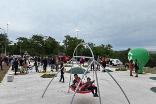 Inauguración del mirador de Santiago Vázquez