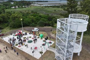 Inauguración del mirador de Santiago Vázquez