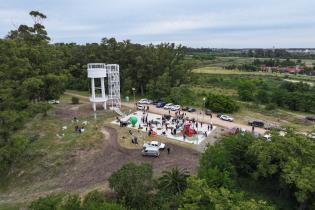 Inauguración del mirador de Santiago Vázquez