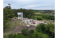 Inauguración del mirador de Santiago Vázquez