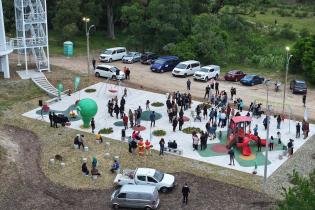 Inauguración del mirador de Santiago Vázquez