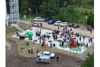 Inauguración del mirador de Santiago Vázquez