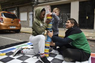 Peatonal barrial en el barrio Sur Peatonal barrial en el barrio Sur