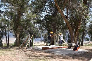 Avance de obras en parque Punta Espinillo Avance de obras en parque Punta Espinillo
