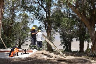 Avance de obras en parque Punta Espinillo Avance de obras en parque Punta Espinillo