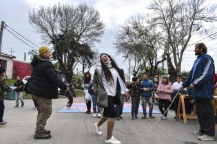 Peatonal barrial en el barrio Municipal