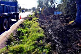 Obras en Av de las Instrucciones y Cno.Antares 