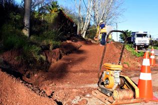 Obras en Av de las Instrucciones y Cno.Antares 