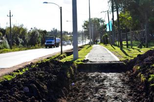 Obras en Av de las Instrucciones y Cno.Antares 