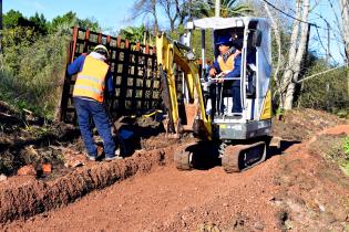 Obras en Av de las Instrucciones y Cno.Antares 