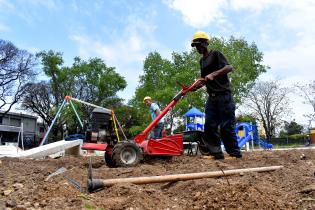 Obras en Parque Rodó