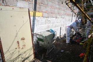 Operativo de limpieza en barrio Mercado Modelo