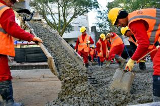 Obras en la calle Albo