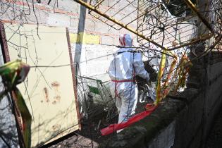 Operativo de limpieza en barrio Mercado Modelo