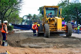 Obras en la calle Albo