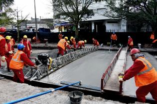 Obras en la calle Albo