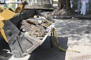 Operativo de limpieza en barrio Mercado Modelo