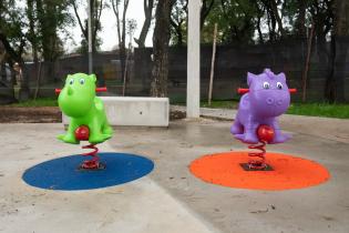 Obras del Presupuesto Participativo en la plaza Sacude Obras del Presupuesto Participativo en la plaza Sacude