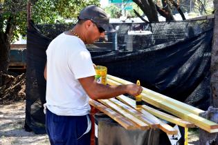 Obras en el entorno del Palacio Legislativo