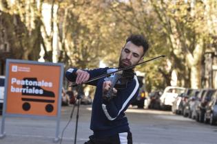 Peatonal barrial en el barrio Sur Peatonal barrial en el barrio Sur