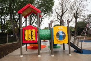 Obras del Presupuesto Participativo en la plaza Sacude Obras del Presupuesto Participativo en la plaza Sacude