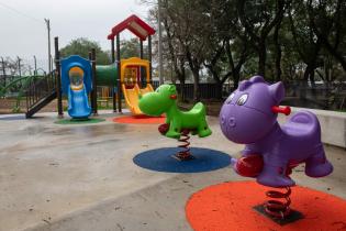 Obras del Presupuesto Participativo en la plaza Sacude Obras del Presupuesto Participativo en la plaza Sacude