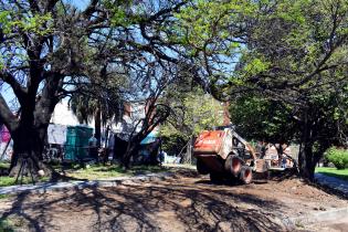 Obras en el entorno del Palacio Legislativo