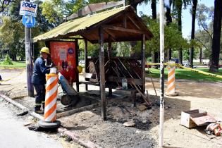 Obras en Parque Rodó